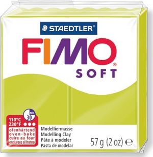 Иллюстрация 52 Пластик FIMO/ Зеленый лайм SOFT, 57 гр, Германия