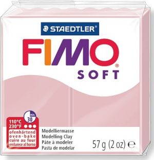 Иллюстрация Пластик FIMO/ Нежно-розовый SOFT, 57 гр, Германия