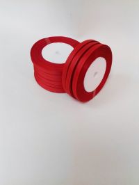 Иллюстрация Репсовая лента 6 мм/ Красная, 18 метров