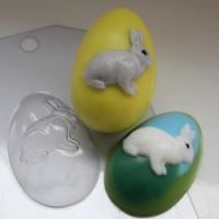 Иллюстрация Форма для мыла/ Яйцо Кролик