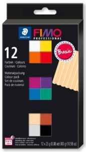 НАБОР пластика FIMO Professional/12 цветов по 25 грамм,