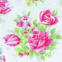 Иллюстрация Салфетка/ Английская роза в белом - IHR для декупажа, 33х33 см, 1 шт