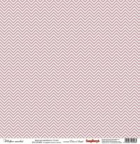 Иллюстрация Шеврон лиловый - бумага для скрапа 30х30 см, ScrapBerry's, США
