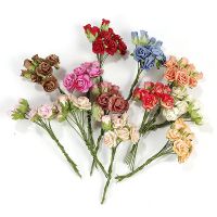 Иллюстрация W02605 Бутоны роз 15 мм/ Салатовые, 12 шт - бумажные цветы