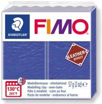 309 Пластик FIMO/Leather-Effect кожа, Индиго 57 гр