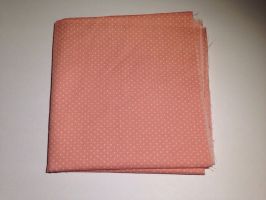 Иллюстрация Хлопок Сатин в горошек/ Шебби-розовый - ткань 50х50 см, High Quality