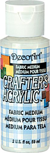 Иллюстрация Медиум для тканей - акрил Crafter's, DecoArt, 59 мл