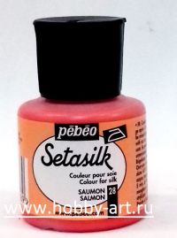 Иллюстрация Светло-розовый лосось батик "SETASILK" 45 мл, Рebeo