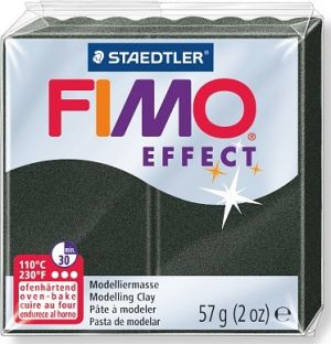 Иллюстрация Пластик FIMO/ Перламутровый черный EFFECT, 57 гр, Германия