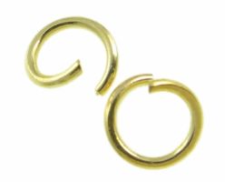 Иллюстрация Соединительное кольцо 10 шт, 5х0,7 мм, цвет золото