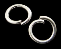 Иллюстрация Соединительное кольцо 10 шт, 5х0,7 мм, цвет серебро