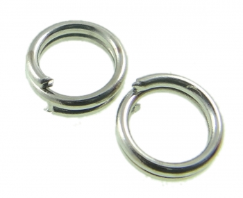 Иллюстрация Соединительное кольцо двойное, 5 шт, 5х0.7 мм, никель