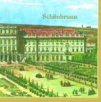 Иллюстрация Дворец Шёнбрунн - салфетка 33х33 см для декупажа