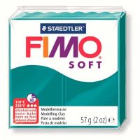 36 Пластик FIMO/ Темная бирюза SOFT, 57 гр, Германия