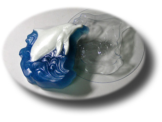 Иллюстрация Форма для мыла/ Дельфин (95 гр) 82x78x25 мм