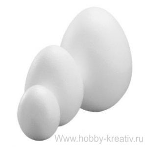 Иллюстрация Яйцо  8 см - фигурка из пенополистерола, ТСМ, Россия