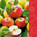 Иллюстрация Салфетка/ Богатый урожай яблок - Colourful Life, 33х33 см для декупажа, Германия