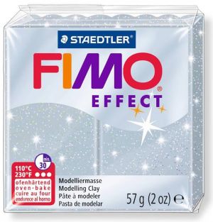 Иллюстрация 812 Пластик FIMO/ Серебро с блестками EFFECT, 57 гр, Германия