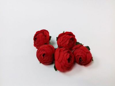 Иллюстрация Цветок Бутон 35 мм/ Красный, тканевый