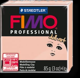 Иллюстрация 432 Пластик FIMO DOLL 85 гр/ Полупрозрачный розовый, Германия