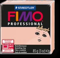432 Пластик FIMO DOLL 85 гр/ Полупрозрачный розовый, Германия
