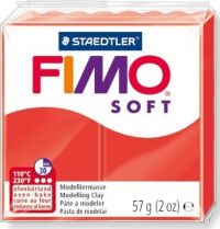 Иллюстрация 24 Пластик FIMO/ Красный SOFT, 57 гр, Германия