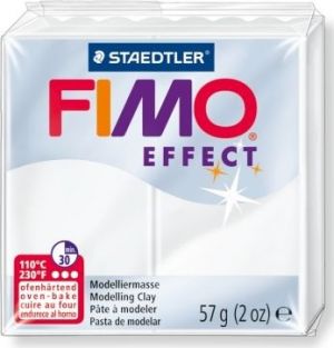 Иллюстрация 014 Пластик FIMO/ Полупрозрачный белый EFFECT, 57 гр, Германия