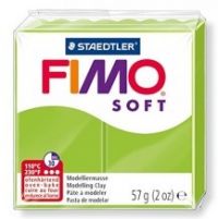 50 Пластик FIMO/ Зеленое яблоко SOFT, 57 гр, Германия