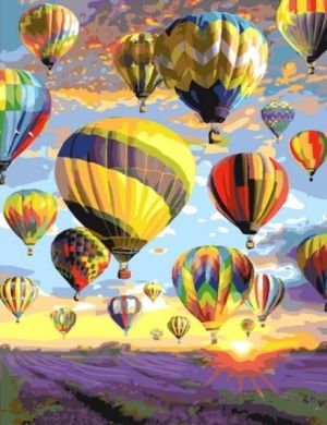 Иллюстрация Картина по номерам 40х50 см/ Воздушные шары GX 28734