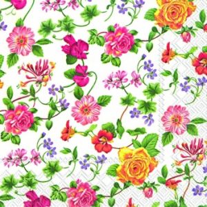 Иллюстрация Цветочное поппури 2 - салфетка 33х33 см для декупажа
