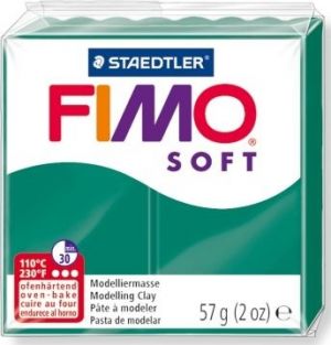 Иллюстрация 56 Пластик FIMO/ Изумруд SOFT, 57 гр, Германия