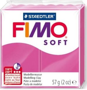 Иллюстрация 22 Пластик FIMO/ Малиновый SOFT, 57 гр, Германия