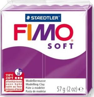 Иллюстрация 61 Пластик FIMO/ Фиолетовый SOFT, 57 гр, Германия